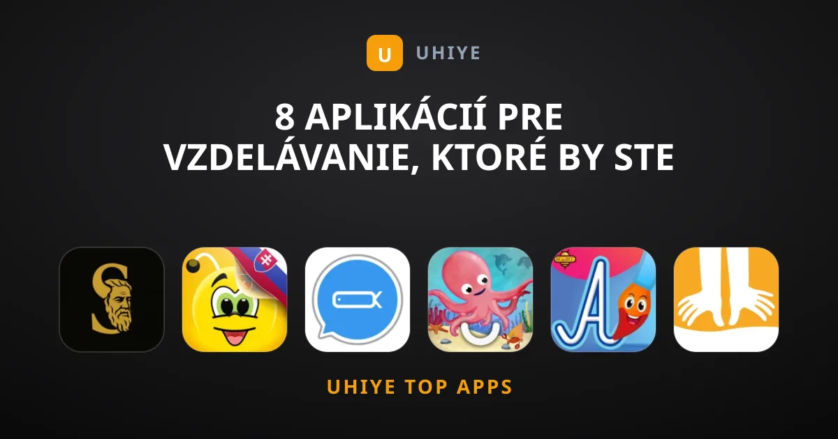8 aplikácií pre Vzdelávanie, ktoré by ste nemali vynechať